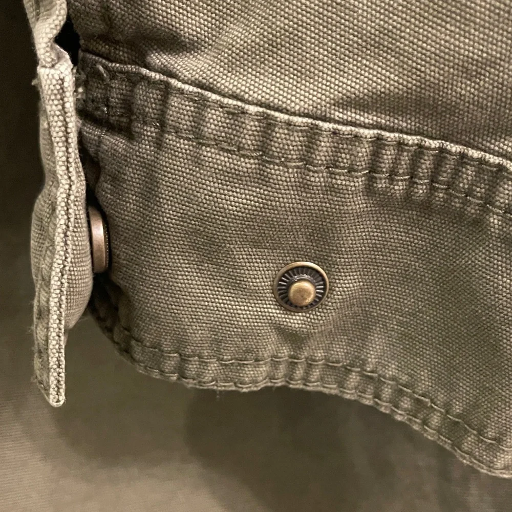 Ava & Viv Olive Hooded Utility Jacket - Picture 4 of 10